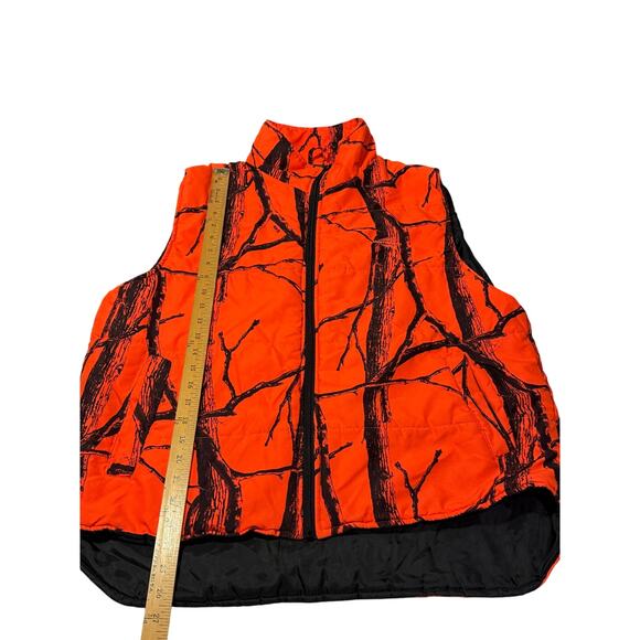 Huntworth Men’s Blaze Orange Camo Hunting Vest Size M - Picture 1 of 6